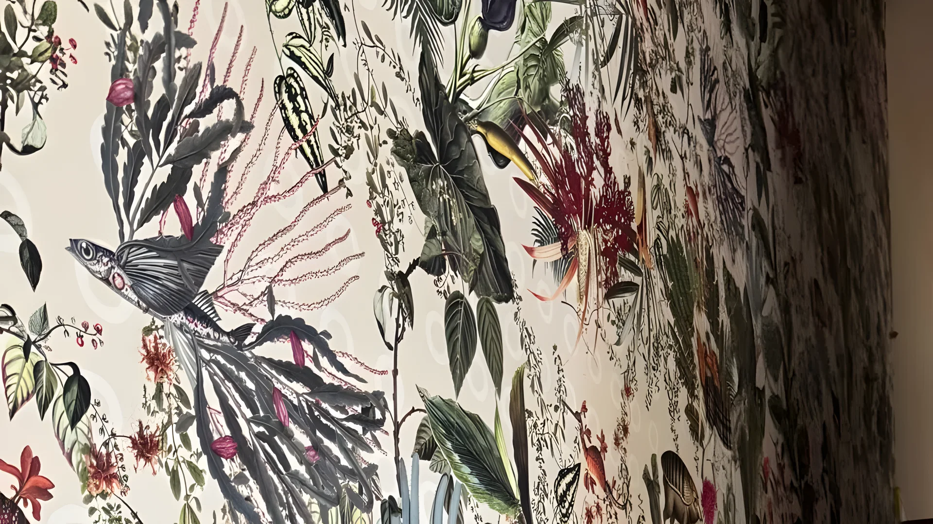 Botanische Tapete — BARTEKS Tapezierarbeiten